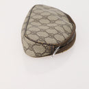 GUCCI GG Supreme Clutch Bag PVC 3 Set Beige Auth 182518-10