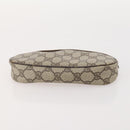 GUCCI GG Supreme Clutch Bag PVC 3 Set Beige Auth 182518-12
