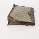 GUCCI GG Supreme Clutch Bag PVC 3 Set Beige Auth 182518-4