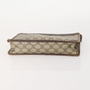 GUCCI GG Supreme Clutch Bag PVC 3 Set Beige Auth 182518-6