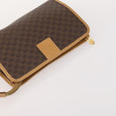 CELINE Macadam Canvas Clutch Bag PVC Leather 4 Set Brown Beige Auth 182519-11