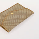 CELINE Macadam Canvas Clutch Bag PVC Leather 4 Set Brown Beige Auth 182519-24
