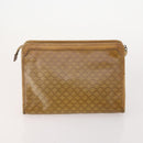 CELINE Macadam Canvas Clutch Bag PVC Leather 4 Set Brown Beige Auth 182519-3