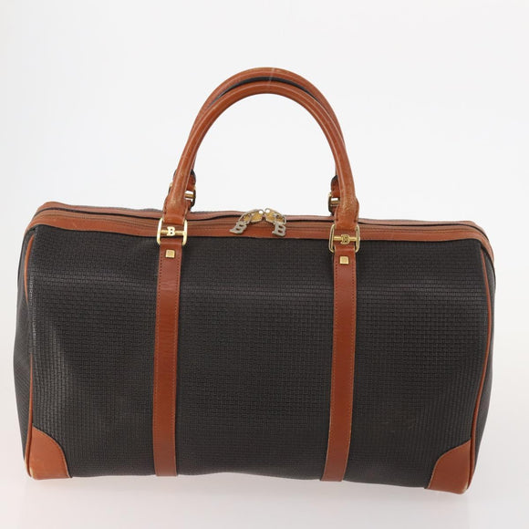 BALLY Boston Bag PVC 2 Set Black Auth 182521
