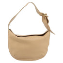CARTIER Trinity Shoulder Bag Leather Beige Auth 182527V-13