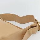 CARTIER Trinity Shoulder Bag Leather Beige Auth 182527V-8