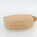 CARTIER Trinity Shoulder Bag Leather Beige Auth 182527V-5