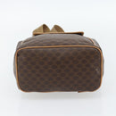 CELINE Macadam Canvas Rugzak PVC Leer Bruin Goud Auth 182528A-5