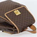 CELINE Macadam Canvas Rugzak PVC Leer Bruin Goud Auth 182528A-6