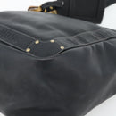 Chloe Eden Tote Bag Leather Black Gold Auth 182531A-10