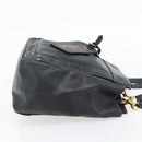 Chloe Eden Tote Bag Leather Black Gold Auth 182531A-5
