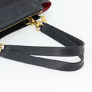Chloe Eden Tote Bag Leather Black Gold Auth 182531A-7