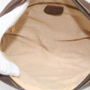 GUCCI GG Supreme Web Sherry Line Bag PVC Beige Gold 001 113 6472 Auth 182533-9