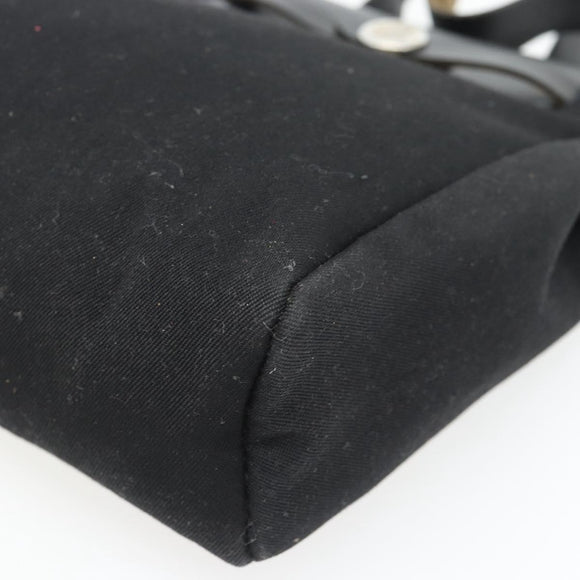 HERMES Herbag TPM Umhängetasche Canvas Schwarz Auth 182534