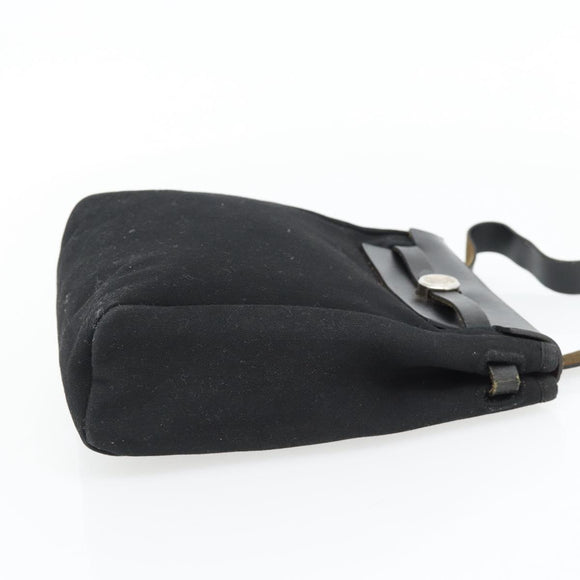 HERMES Herbag TPM Umhängetasche Canvas Schwarz Auth 182534