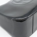 GUCCI Shoulder Bag Enamel Black 001 1364 1703 Auth 182536-11