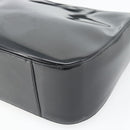 GUCCI Shoulder Bag Enamel Black 001 1364 1703 Auth 182536-12