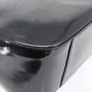 GUCCI Shoulder Bag Enamel Black 001 1364 1703 Auth 182536-13