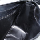 GUCCI Shoulder Bag Enamel Black 001 1364 1703 Auth 182536-17