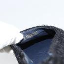 CHANEL Espadrilles Sandals Tweed Black CC Auth 182538M-21