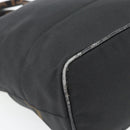 FENDI Handtas Canvas Zwart Zilver Authentiek 182539-13