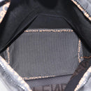 FENDI Handtas Canvas Zwart Zilver Authentiek 182539-16