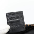 FENDI Handtas Canvas Zwart Zilver Authentiek 182539-19