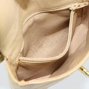 CHANEL Bicolore Waist bag Lamb Skin Beige Gold CC Auth 182545-19