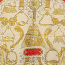 HERMES Carre 90 Scarf ""ETRIERS"" Silk Gold Auth 182548M-20