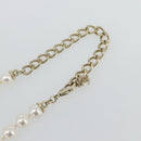 CHANEL COCO Mark Necklace metal Gold Tone CC Auth 182550SM-5