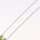 HERMES Pop Ash H Necklace metal Silver Auth 182551M-10