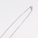 HERMES Pop Ash H Necklace metal Silver Auth 182551M-12