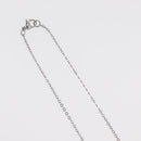 HERMES Pop Ash H Necklace metal Silver Auth 182551M-7