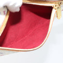 LOUIS VUITTON Monogram Multicolor Pochette GM Pouch White M60027 LV Auth 182552A-11