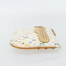 LOUIS VUITTON Monogram Multicolor Pochette GM Pouch White M60027 LV Auth 182552A-4
