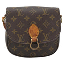 LOUIS VUITTON Monogram Saint Cloud PM Umhängetasche M51244 LV Auth 182555-2