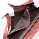BOTTEGA VENETA INTRECCIATO Lange Portemonnee Leer Bruin Zilver 114076 Auth 182558M-22