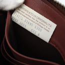 BOTTEGA VENETA INTRECCIATO Lange Portemonnee Leer Bruin Zilver 114076 Auth 182558M-11
