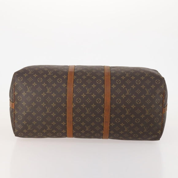 LOUIS VUITTON Monogram Keepall Bandouliere 60 Boston Bag M41412 LV Auth 182560