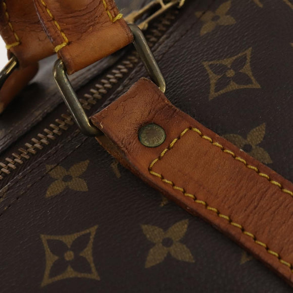 LOUIS VUITTON Monogram Keepall Bandouliere 60 Boston Bag M41412 LV Auth 182560