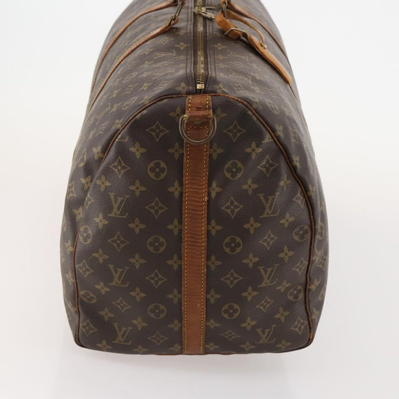 LOUIS VUITTON Monogram Keepall Bandouliere 60 Boston Bag M41412 LV Auth 182560