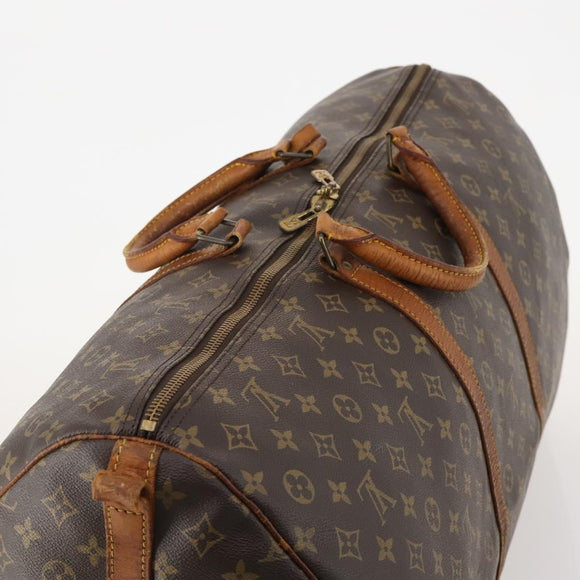 LOUIS VUITTON Monogram Keepall Bandouliere 60 Boston Bag M41412 LV Auth 182560