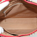 BURBERRY Nova Check Tote Bag Canvas Beige Gold Auth 182564A-12