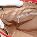 BURBERRY Nova Check Tote Bag Canvas Beige Gold Auth 182564A-20