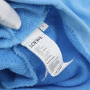 LOEWE Cropped Hoodie cotton S Light Blue Auth 182565M-12
