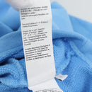 LOEWE Cropped Hoodie cotton S Light Blue Auth 182565M-14