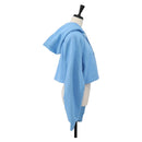 LOEWE Cropped Hoodie cotton S Light Blue Auth 182565M-3