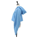 LOEWE Cropped Hoodie cotton S Light Blue Auth 182565M-4