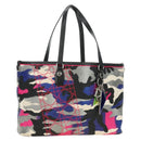 Christian Dior Anselmurail Tote Bag Canvas Multicolor Silver Auth 182566M-1