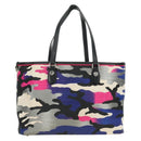 Christian Dior Anselmurail Tote Bag Canvas Multicolor Silver Auth 182566M-2